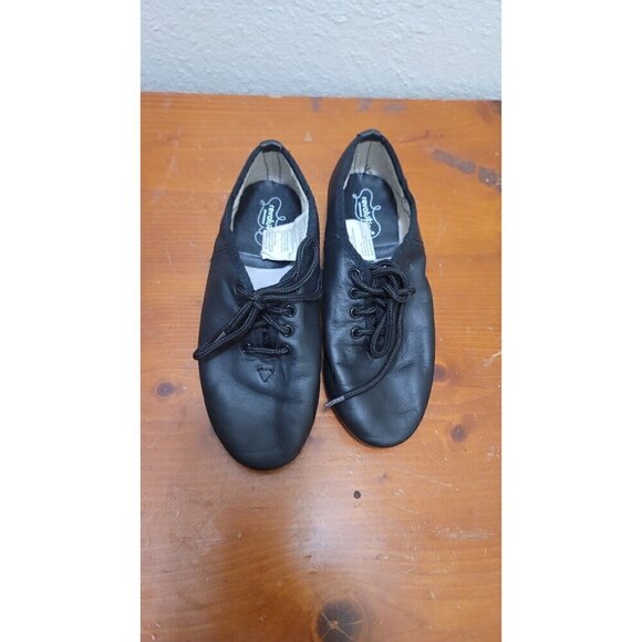 REVOLUTION DANCEWEAR KIDS JAZZ TAP DANCE BLACK SHOES C13 - Picture 2 of 9